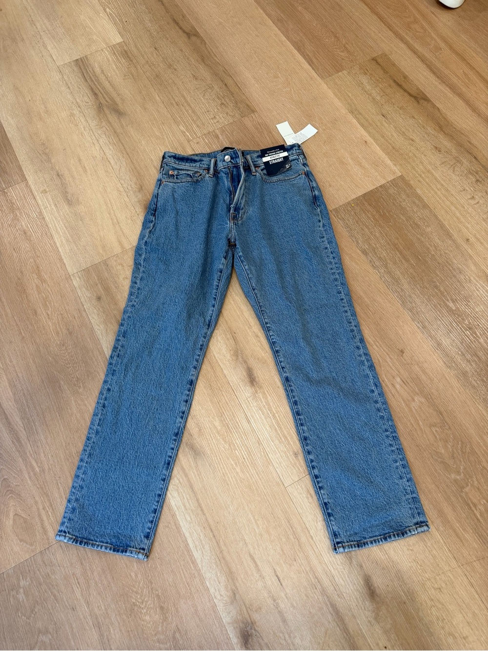 Abercrombie & Fitch Vintage Wash Men’s Straight Jeans - Blue